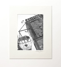 Heather Johnston Matted Print - Vintage Gondola