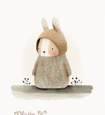 Art Card - Bashful the Rabbit