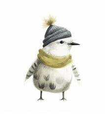 Art Card - Whistler Bird in Scarf