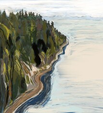 Heather Johnston Art Block -  Stanley Park Seawall