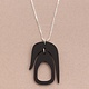 Warren Steven Scott Necklace - Salish Pendant - Black