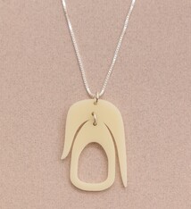 Warren Steven Scott Necklace - Salish Pendant - Ivory