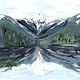 Heather Johnston Art Block - Capilano Lake + The Lions