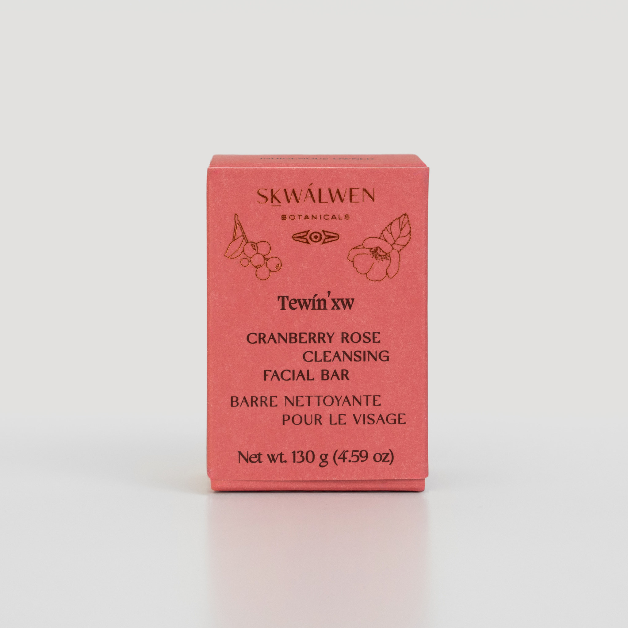 TEWÍN’XW Cranberry Rose Facial Cleansing Bar