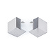 Design + Conquer Earrings - Infinite Studs - Silver