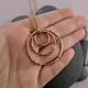 Mikel Grant Jewelry Necklace - Nesting Trio Circle - 14K Gold, 18" Chain