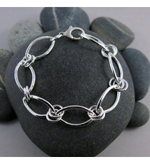 Mikel Grant Jewelry Bracelet - Leaf Sterling Silver