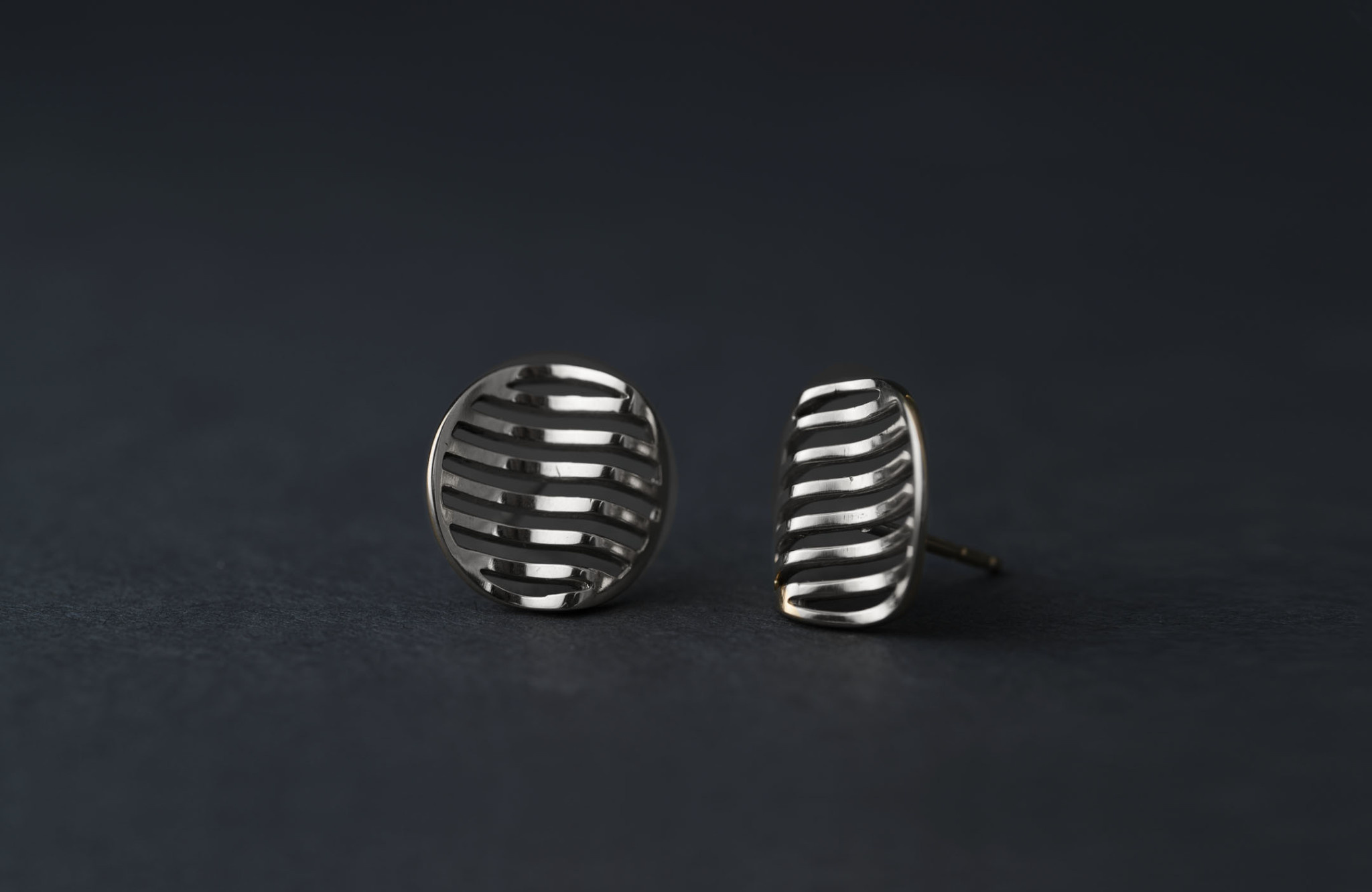 Orii Design Earrings - Wave Sterling Silver