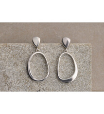 Orii Design Earrings - Geode Sterling Silver