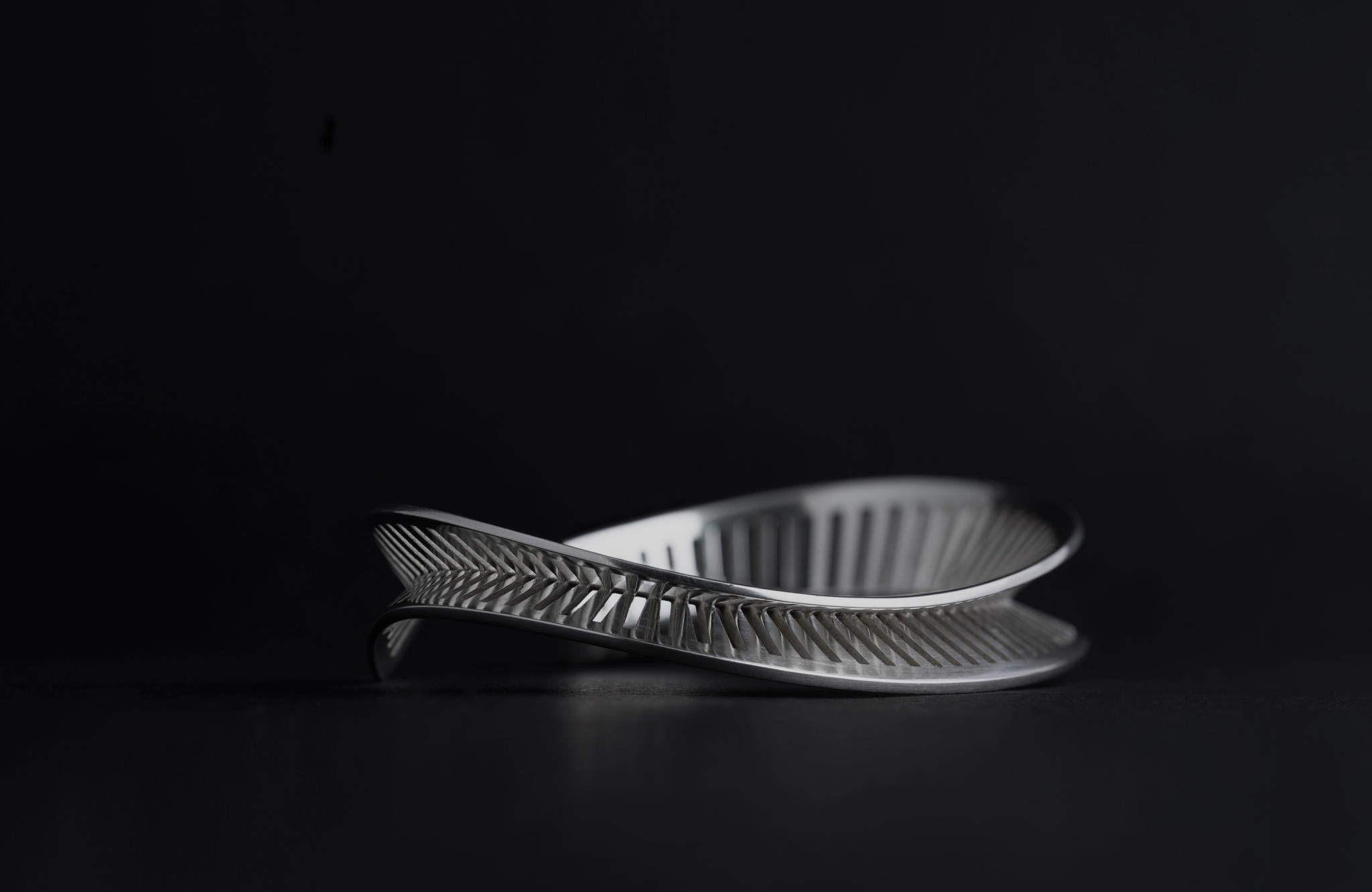 Orii Design Cuff - Helix Sterling Silver - Small