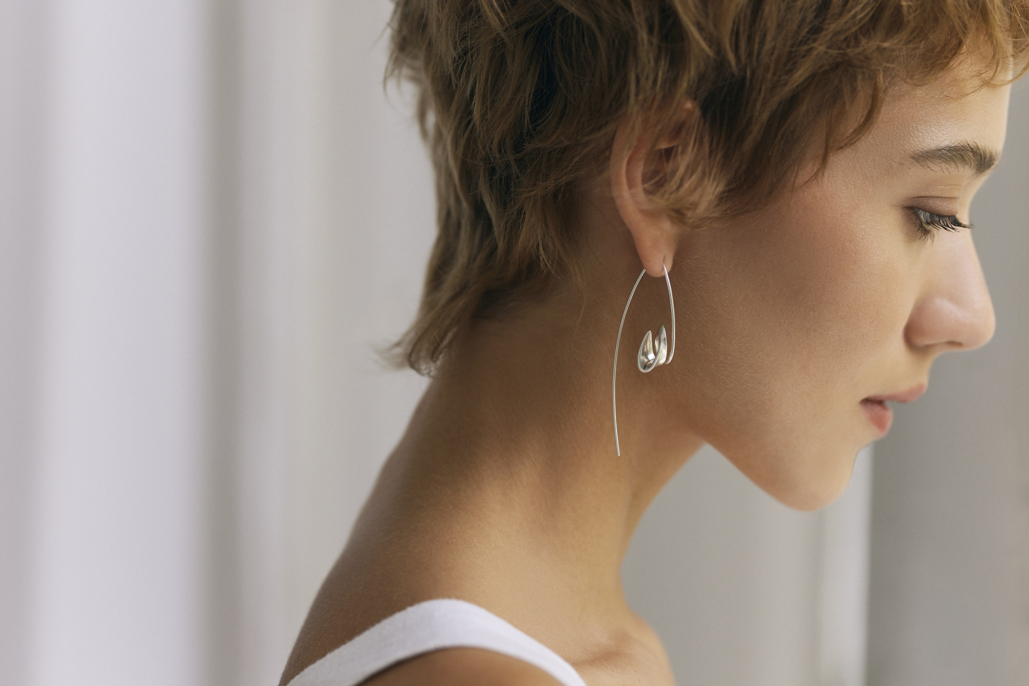 Orii Design Earrings - Zephyr Sterling Silver