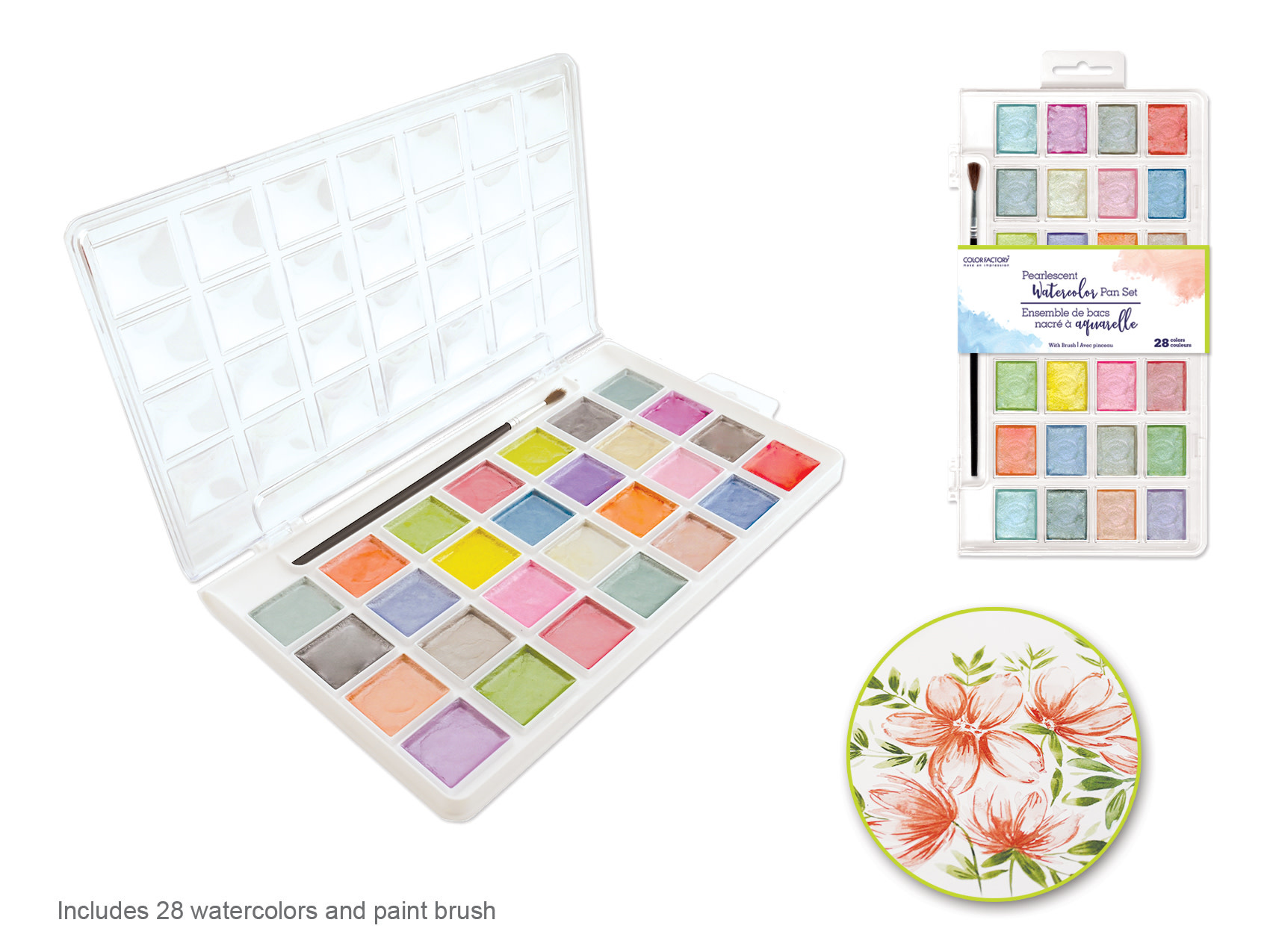 Pearlescent Watercolour Paint Set