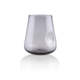 Stemless Thumb Divot Wine Glass - Smoke Grey