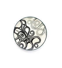 Porcelain Art Plate - Octopus