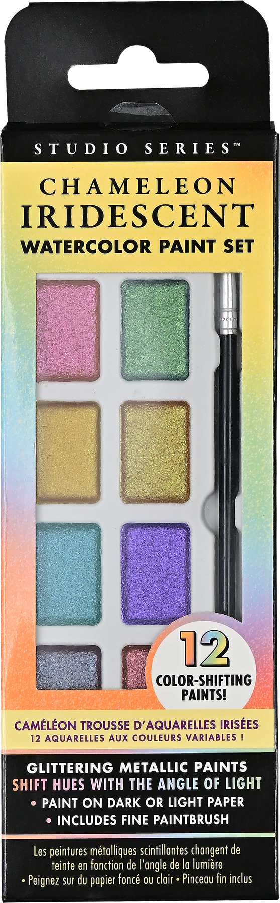 Chameleon Iridescent Watercolor Paint Set