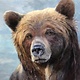 Doria Moodie Art Card - Even Grizzlies Get The Blues