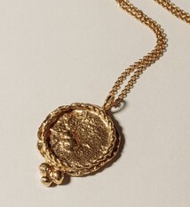 Pamela Card Necklace - The Medina - 24K Gold Vermeil - 18"