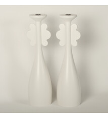 Britchie Candle Stick - Flugel Winged - Natural White - Set of 2