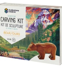 Soapstone Carving Kit - Bear