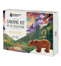 Soapstone Carving Kit - Bear