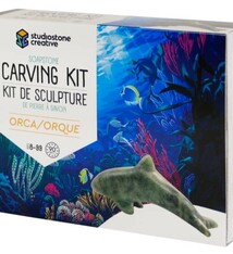 Soapstone Carving Kit - Orca