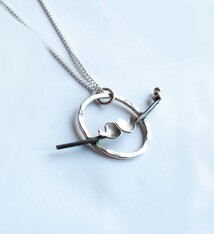 Fire & Grace Silverworks - Marian De Gier - CCBC Necklace - Twig & Bird Pendant
