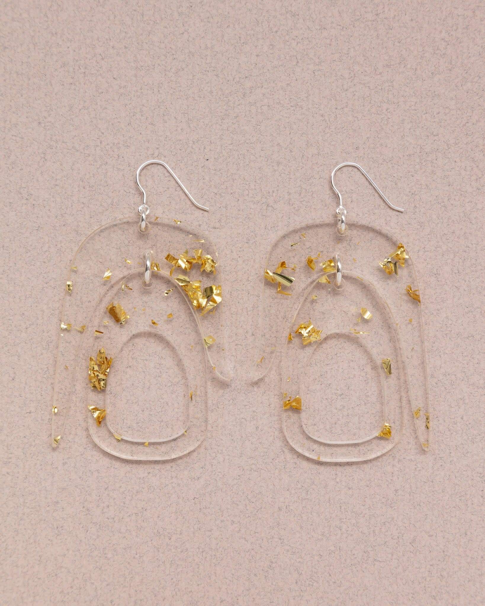 Warren Steven Scott Earrings - Salish Chandelier - Gold Flakes