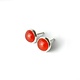 Paprika Design - CCBC Earrings - Carnelian Studs 8mm