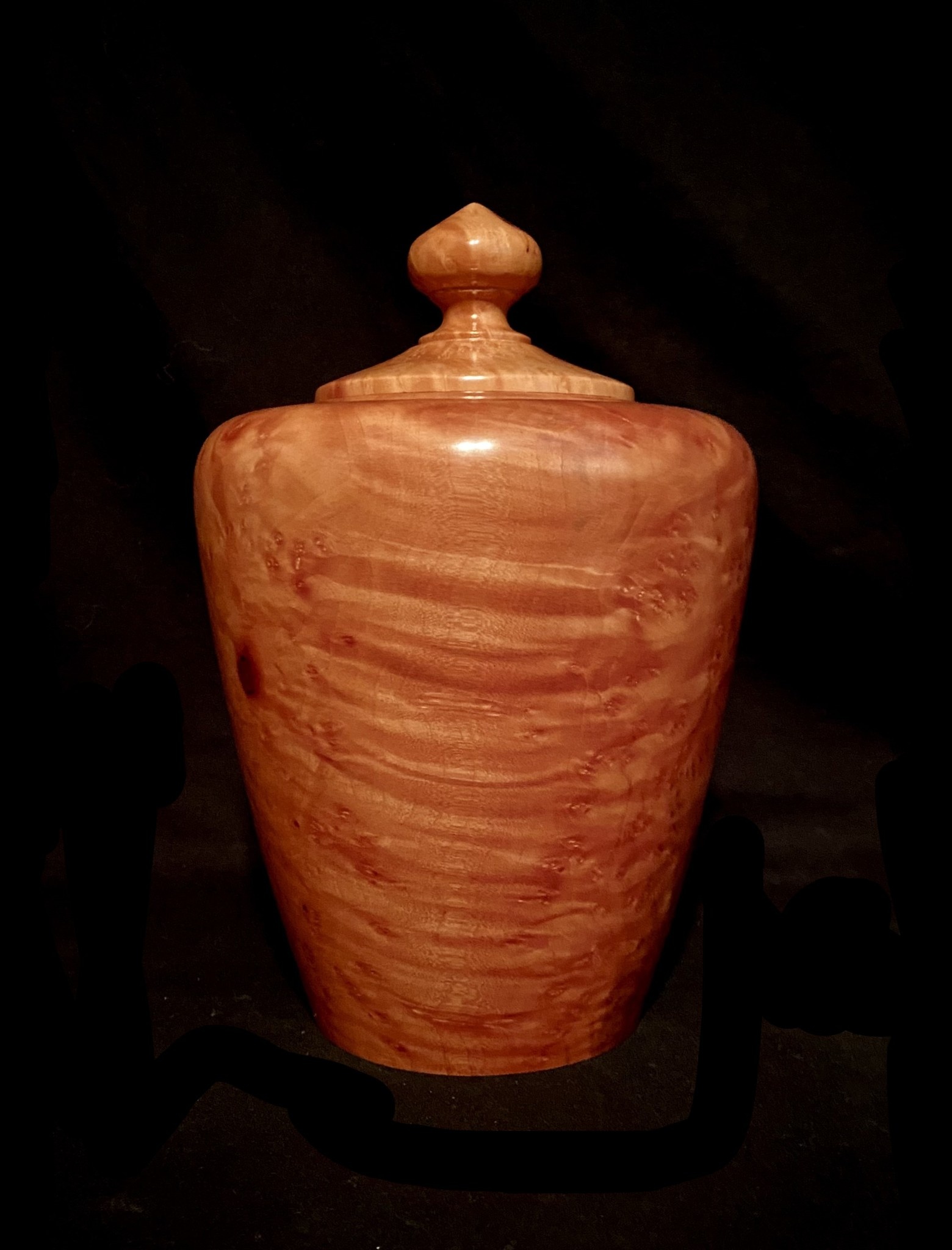 GDK Design - Glen Kappel Lidded Vessel - Arbutus Burl 9.25”