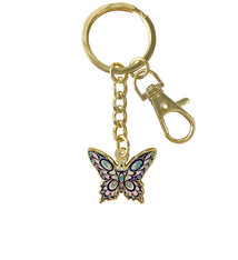 Enamel Keychain - Butterfly
