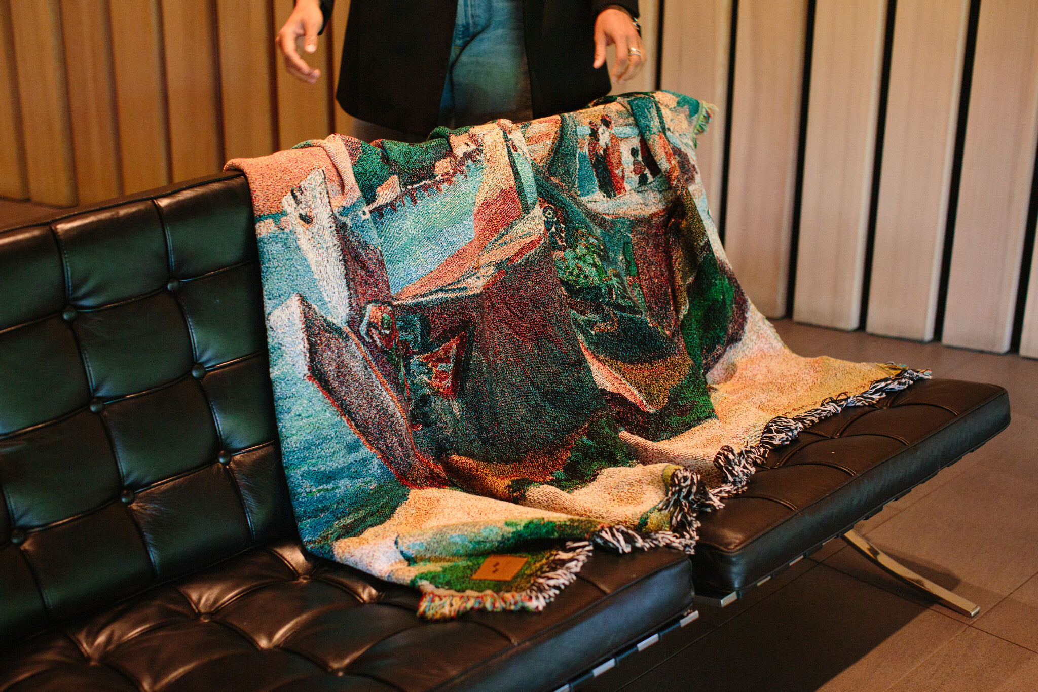 AAM Collection Tapestry Blanket - Emily Carr War Canoes