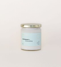 Soy Wax Candle - Peppermint + Eucalyptus *