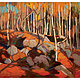 Notecard - Tom Thomson - The Birch Grove, Autumn