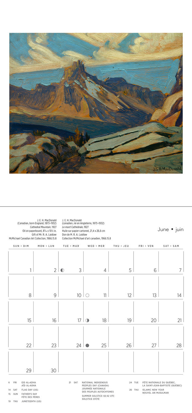 Mini Calendar - The Group of Seven 2025