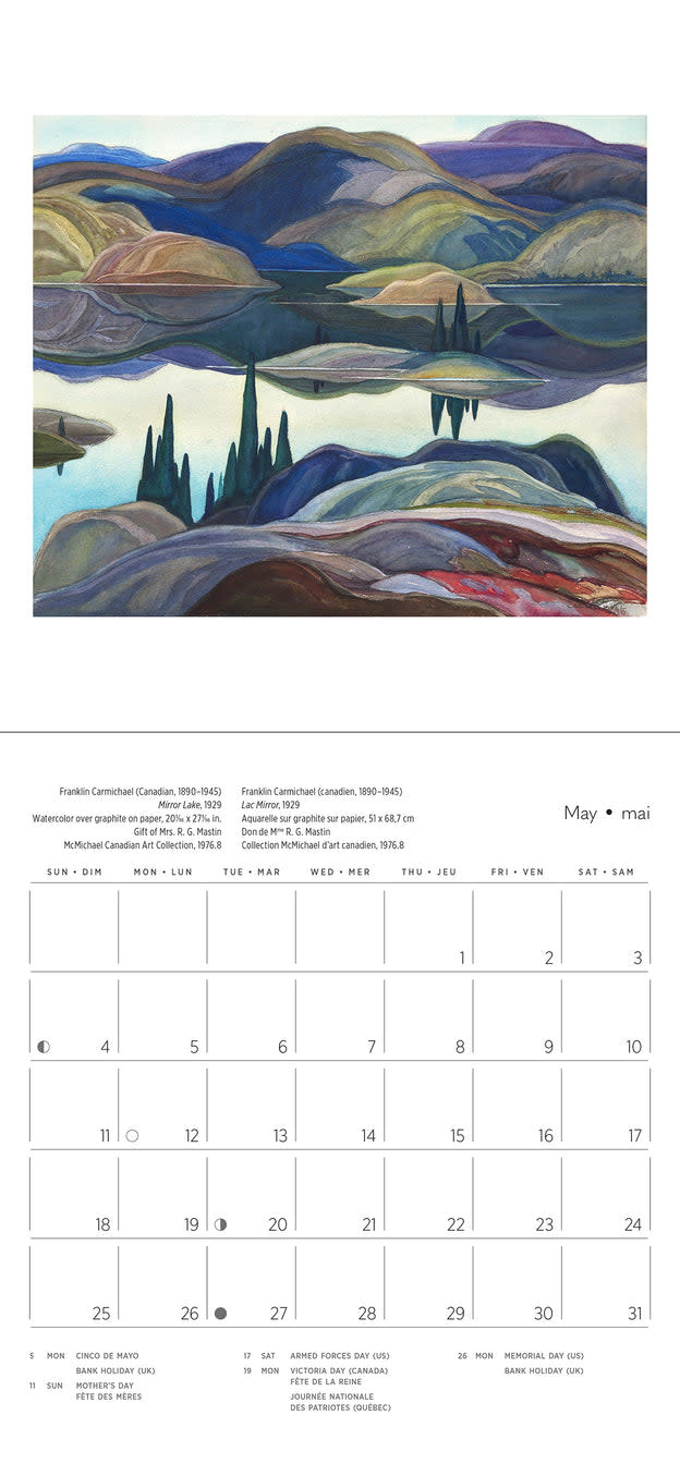 Mini Calendar - The Group of Seven 2025