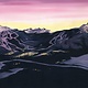 Leilani the Artist - Leilani Beckett Art Print - 12x9" - Whistler Blackcomb Evening Glow