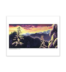 Leilani the Artist - Leilani Beckett Art Print  - Lemondrop Snowtrees
