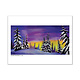 Leilani the Artist - Leilani Beckett Art Print -  12x9" - Lavender Snowtrees