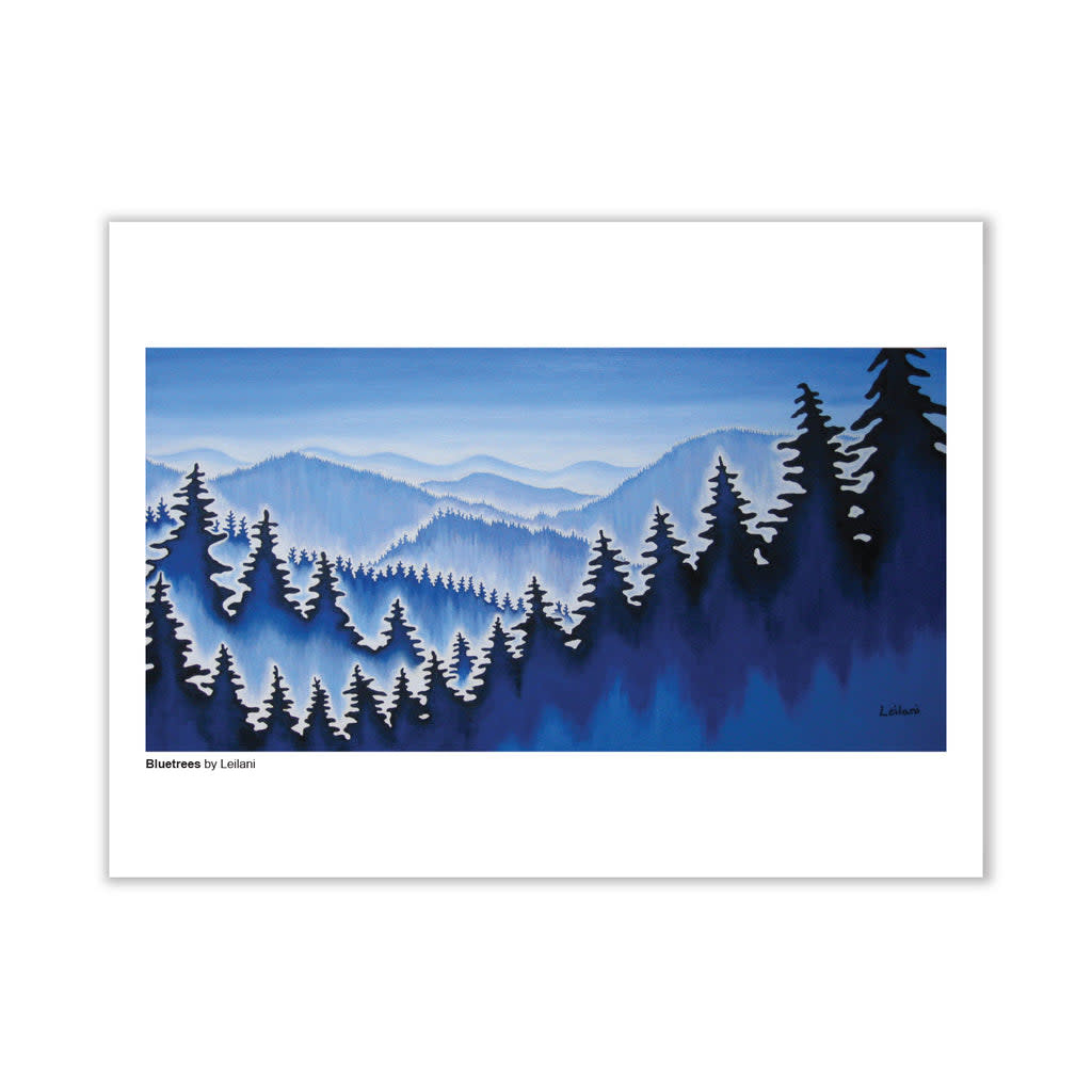 Leilani the Artist - Leilani Beckett Art Print - 12x9" - Bluetrees