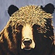 Leilani the Artist - Leilani Beckett Art Print - 12x9" - Grizzly Bear Portrait