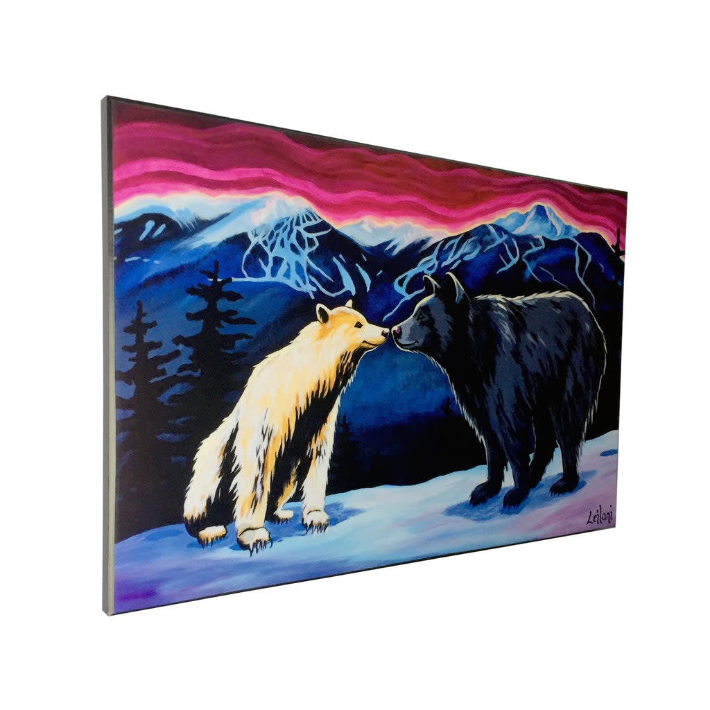 Leilani the Artist - Leilani Beckett Mounted Print - Whistler Bears