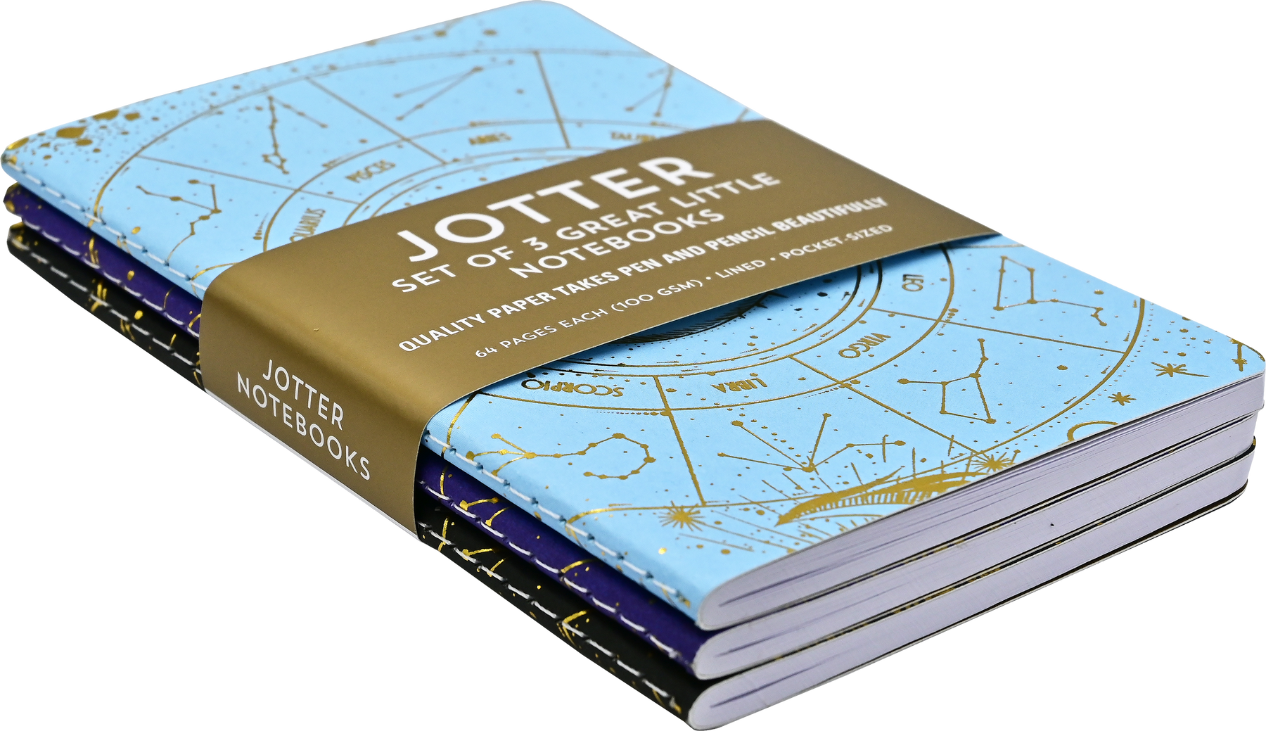 Jotter Notebook Set of 3 - Celestial