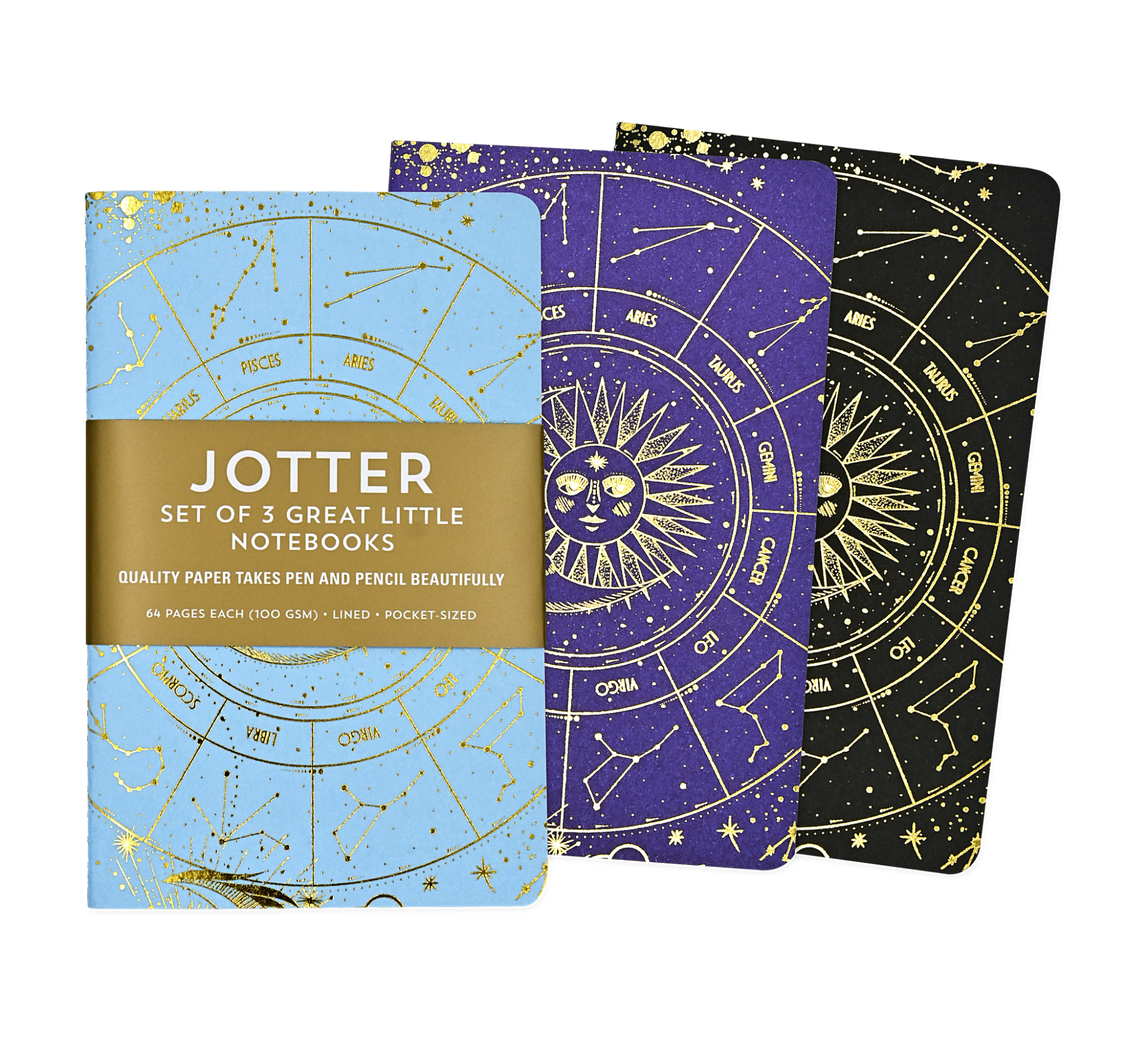Jotter Notebook Set of 3 - Celestial