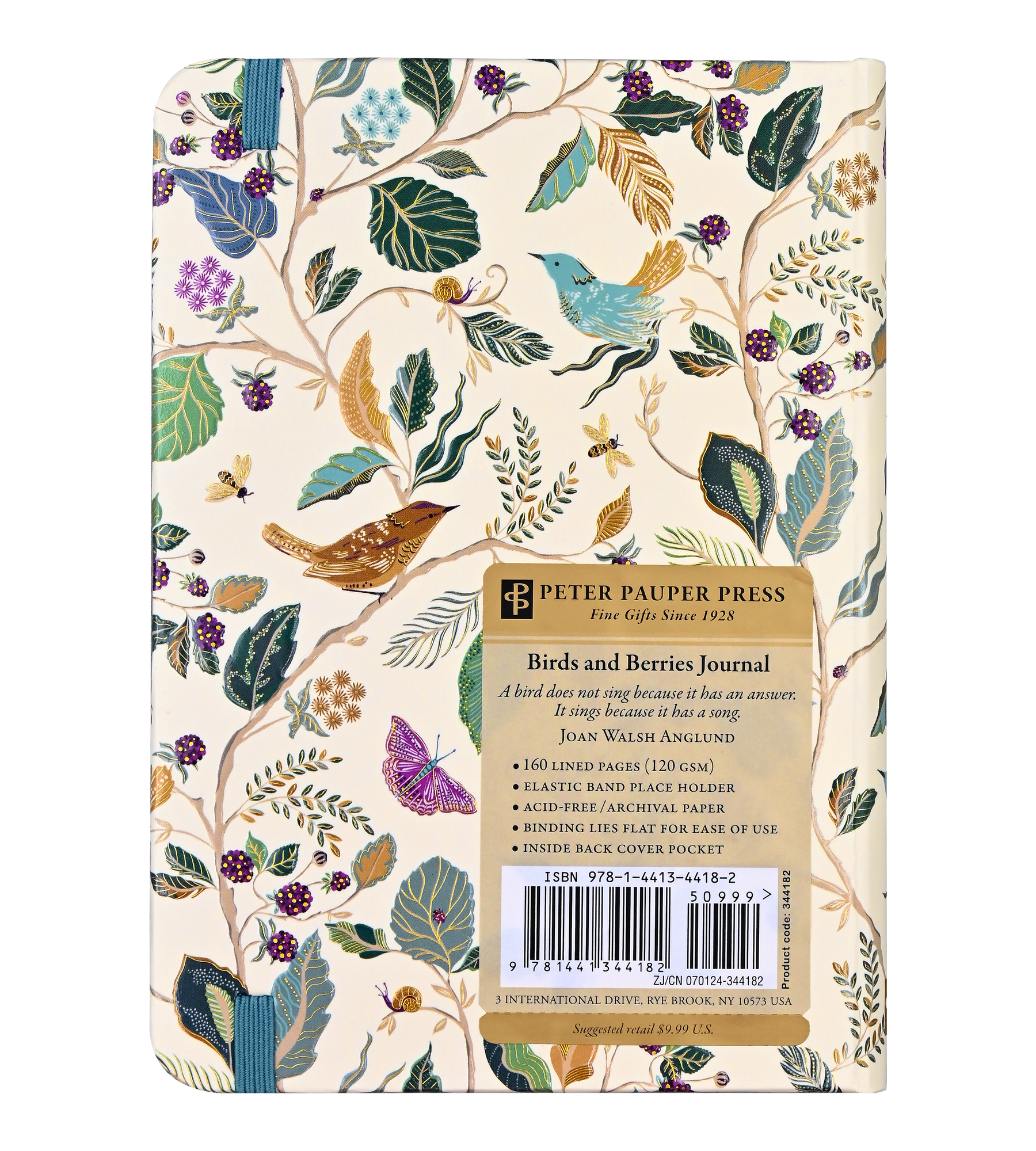Small Journal - Birds and Berries