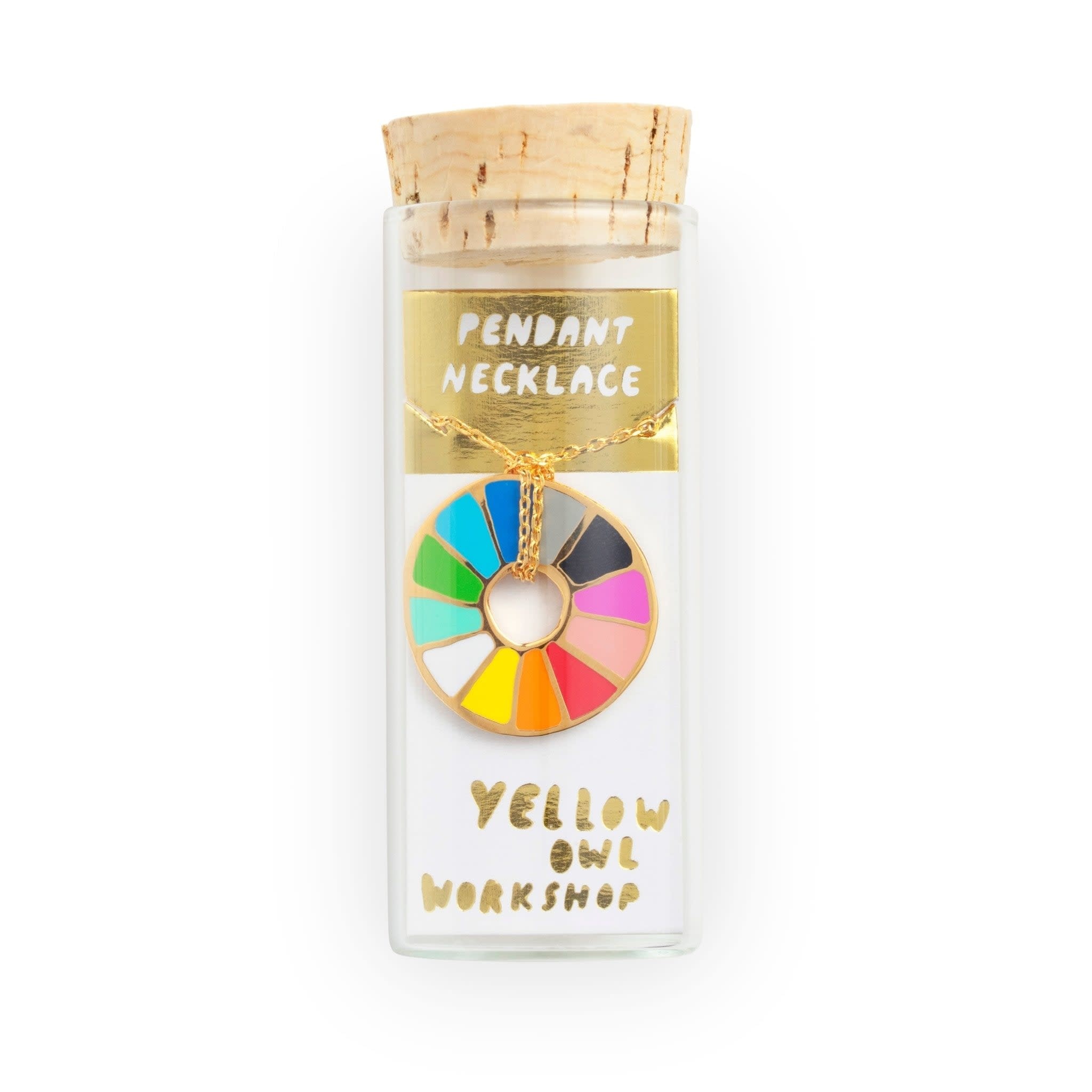 Necklace - Colour Wheel Pendant