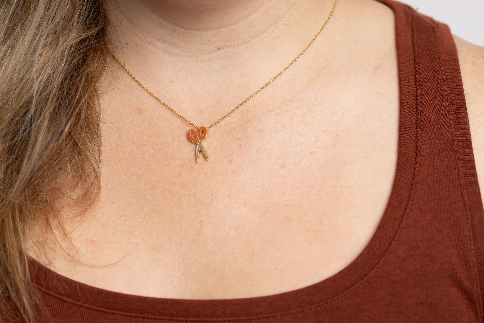 Necklace - Scissors Pendant