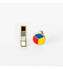 Earrings - Colour Wheel & Grayscale
