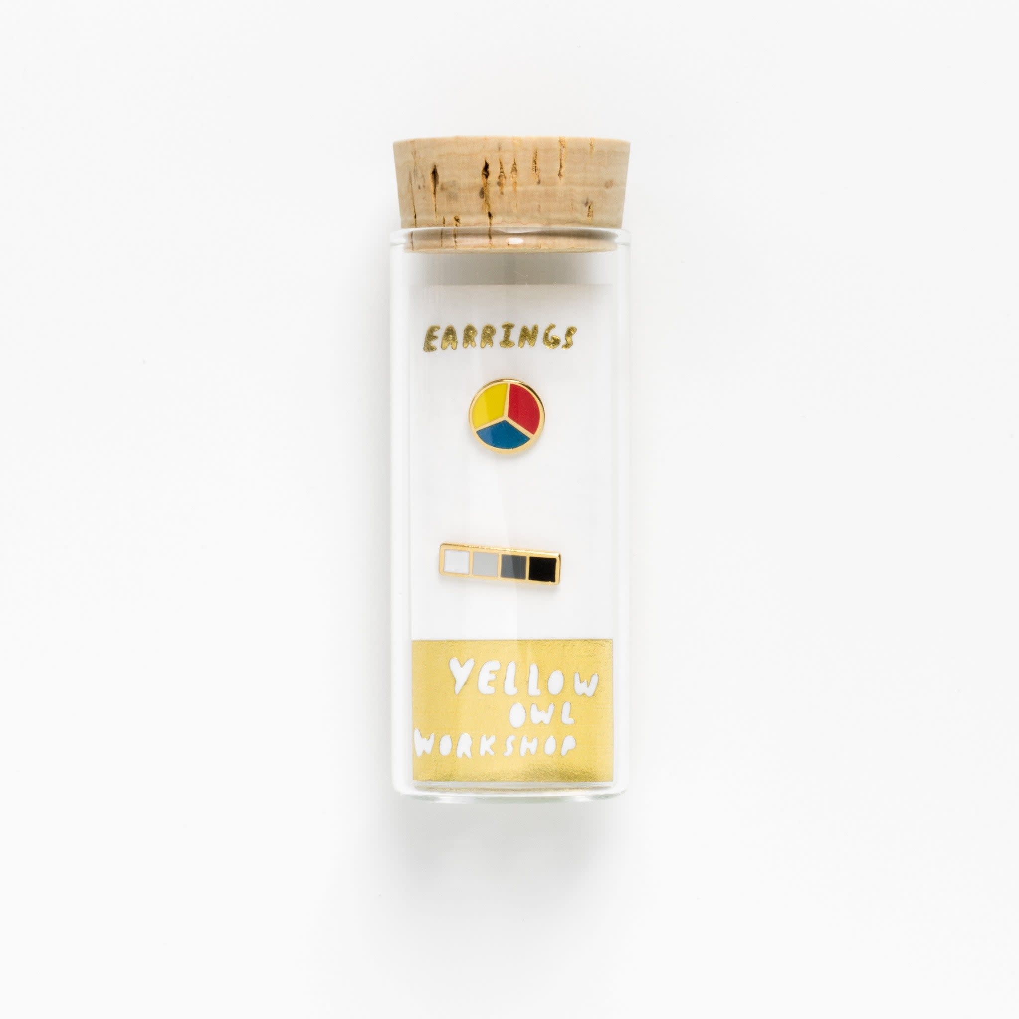 Earrings - Colour Wheel & Grayscale