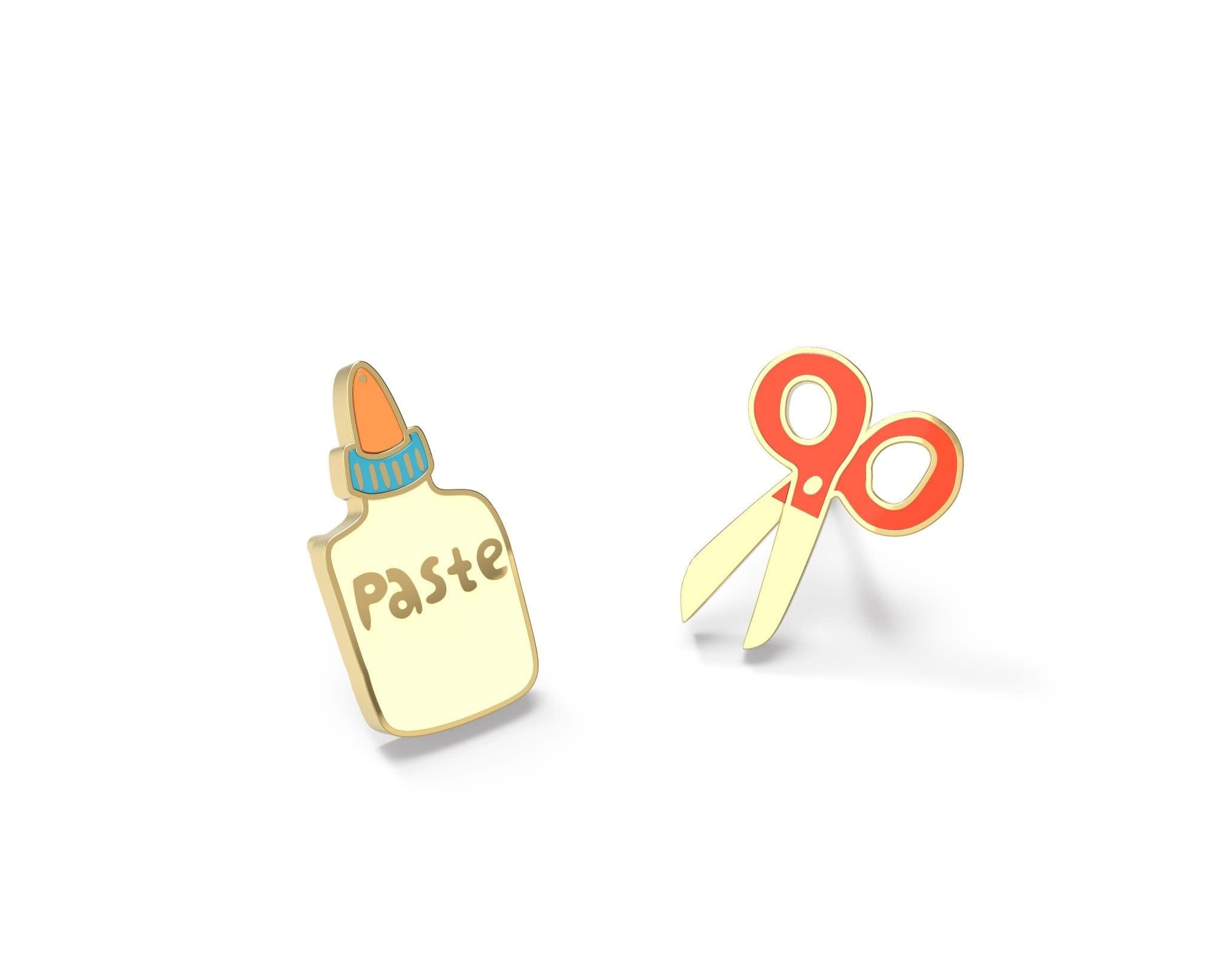 Earrings - Paste & Scissors