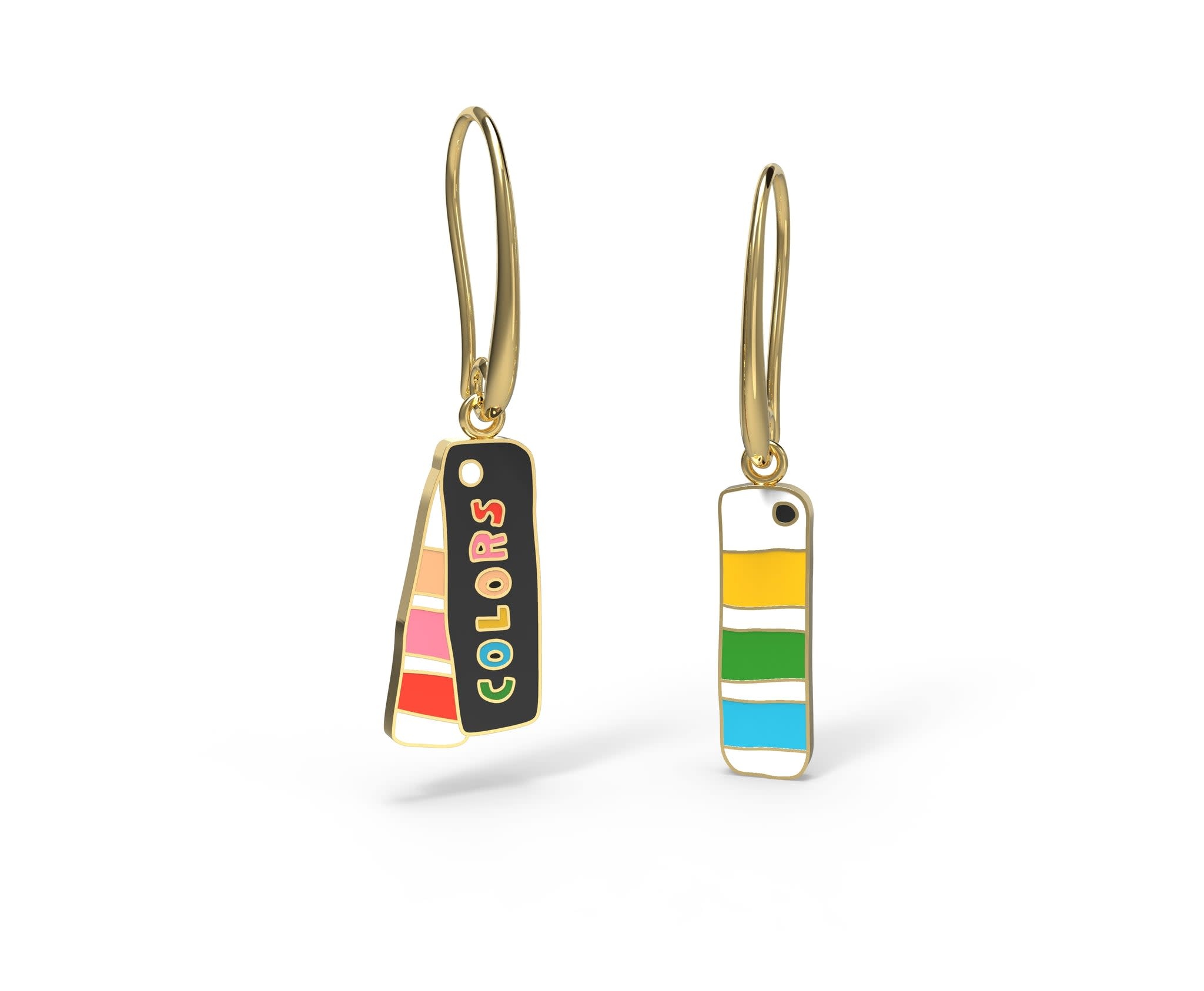 Drop Earrings - Colour Swatch Book